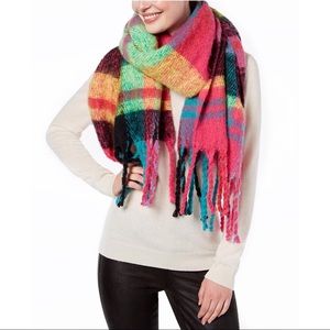 Color Me Plaid Blanket Scarf & Wrap